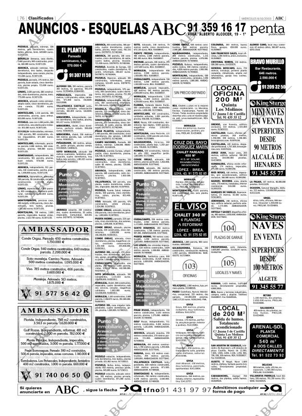 ABC MADRID 08-10-2003 página 76
