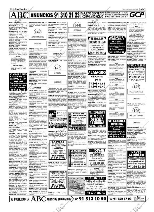 ABC MADRID 08-10-2003 página 78