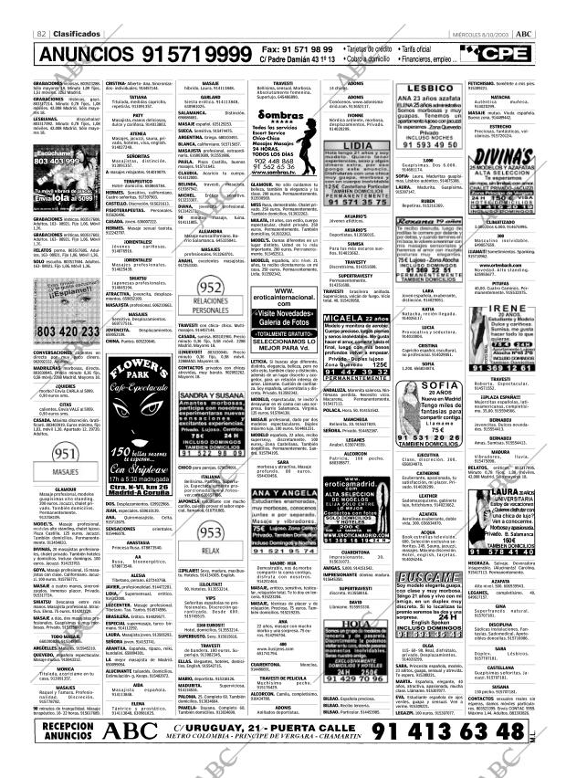 ABC MADRID 08-10-2003 página 82