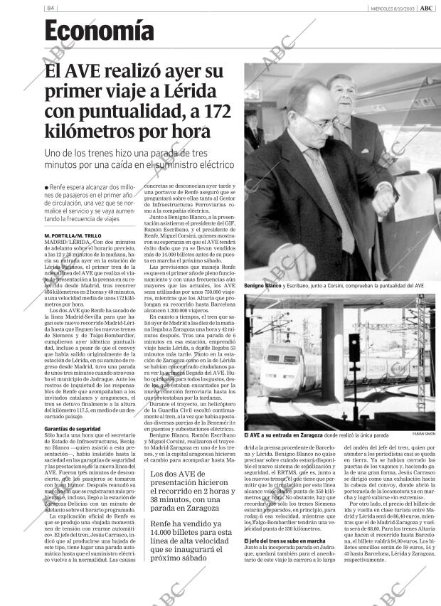 ABC MADRID 08-10-2003 página 84