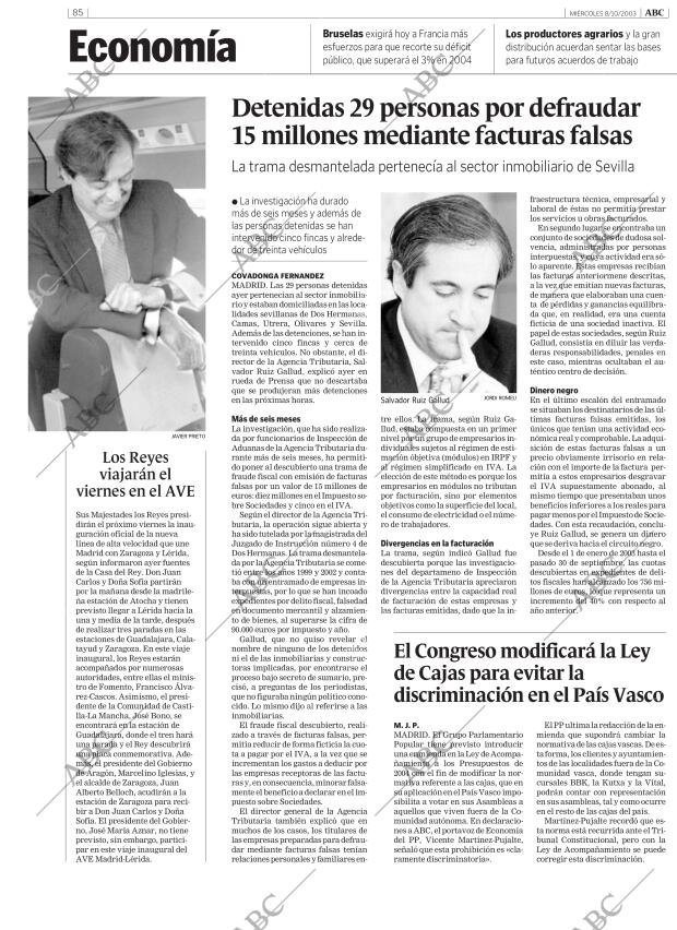 ABC MADRID 08-10-2003 página 85