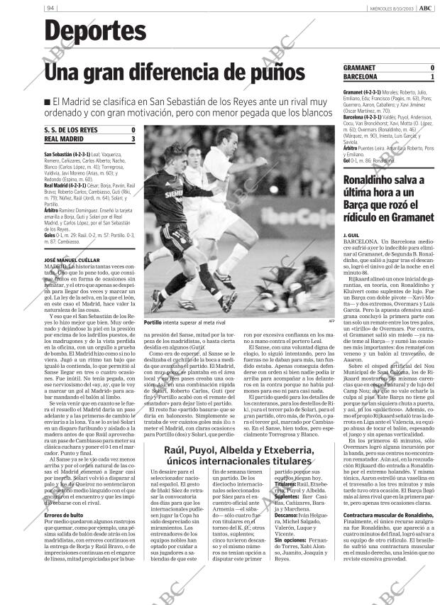 ABC MADRID 08-10-2003 página 94