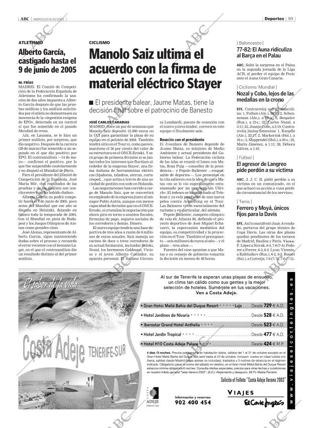 ABC MADRID 08-10-2003 página 99