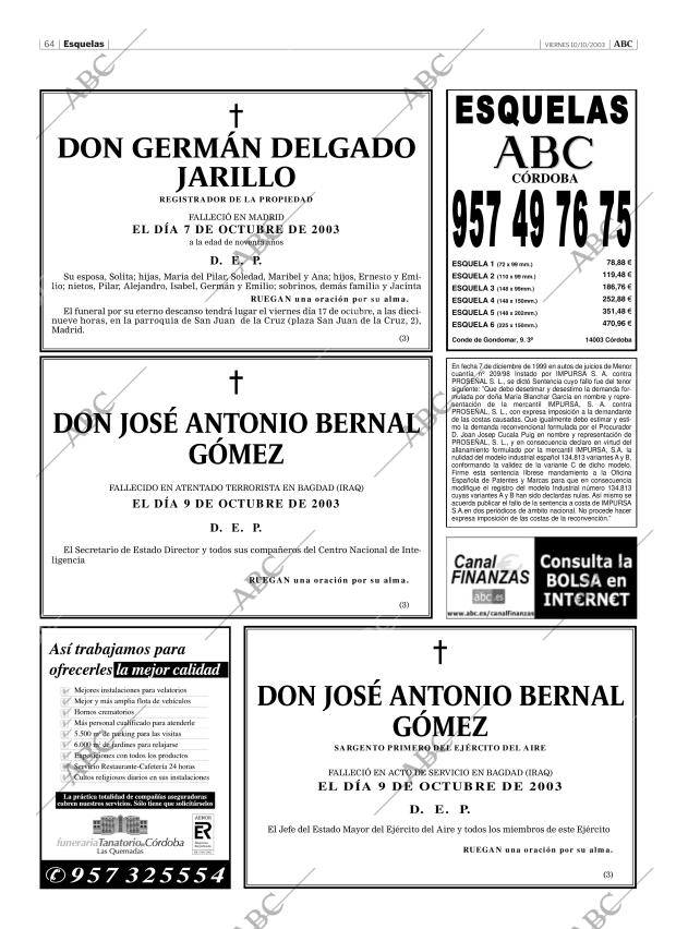 ABC CORDOBA 10-10-2003 página 64