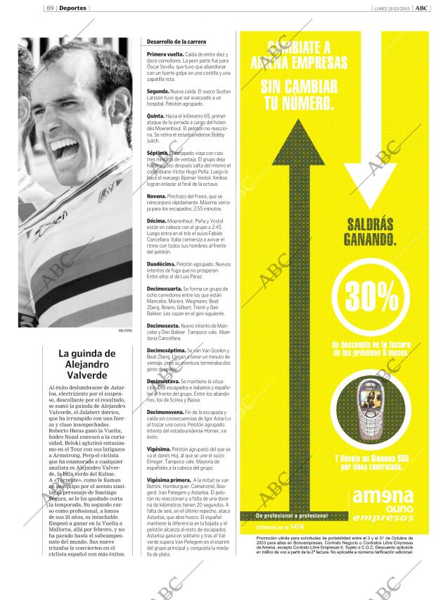 ABC MADRID 13-10-2003 página 89
