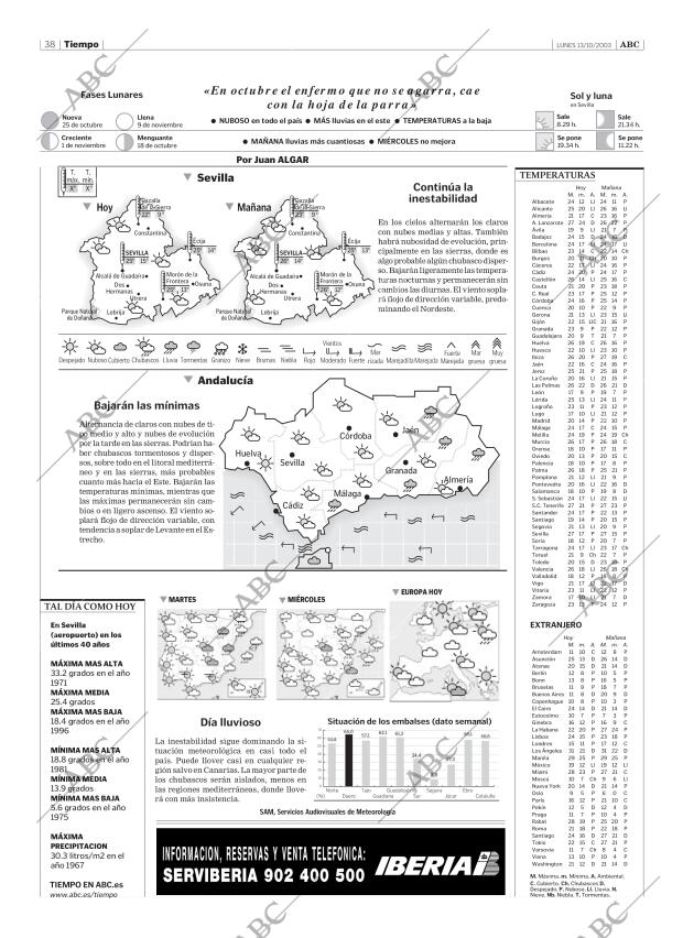 ABC SEVILLA 13-10-2003 página 38