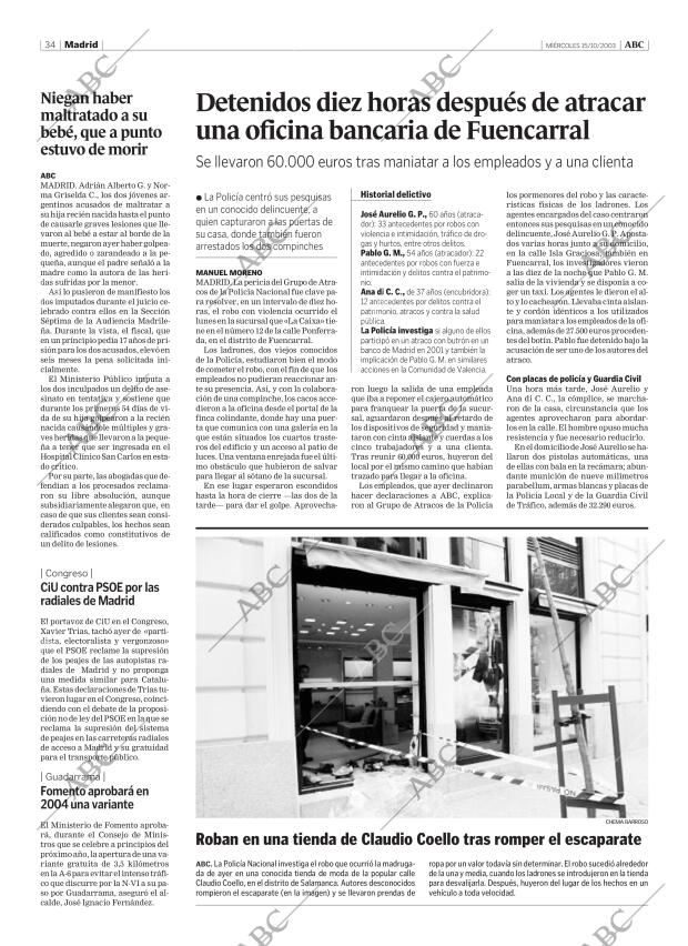 ABC MADRID 15-10-2003 página 34