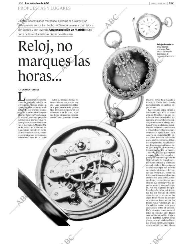 ABC MADRID 18-10-2003 página 100