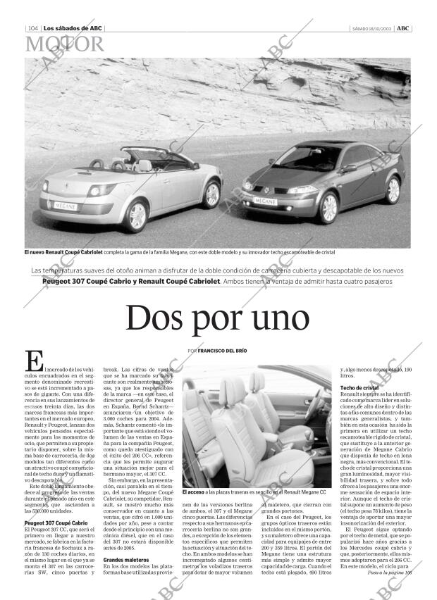 ABC MADRID 18-10-2003 página 104