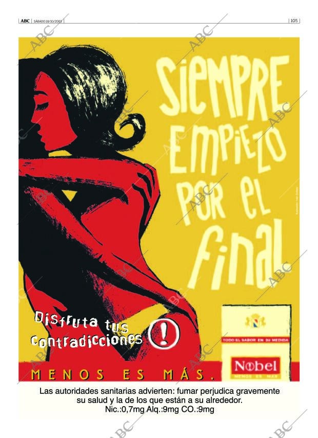 ABC MADRID 18-10-2003 página 105