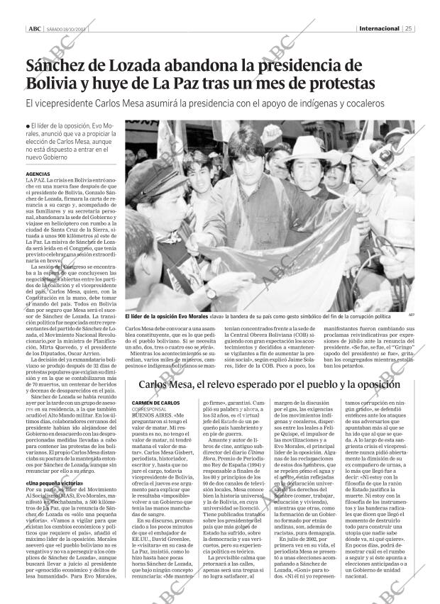 ABC MADRID 18-10-2003 página 25
