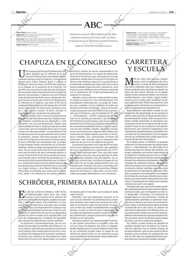 ABC MADRID 18-10-2003 página 4