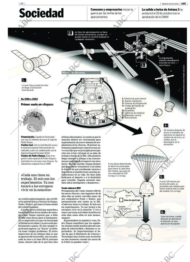 ABC MADRID 18-10-2003 página 45