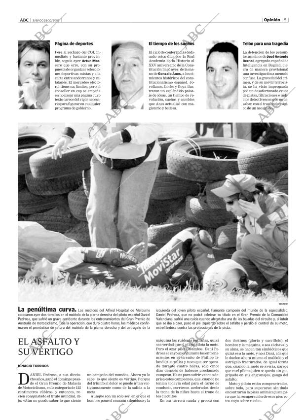 ABC MADRID 18-10-2003 página 5