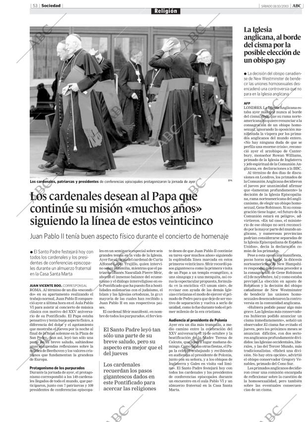 ABC MADRID 18-10-2003 página 53