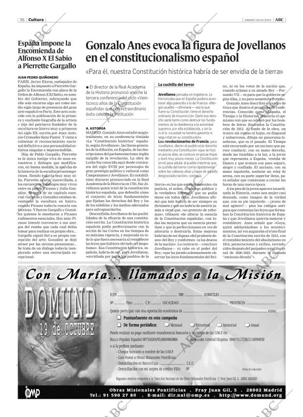 ABC MADRID 18-10-2003 página 56