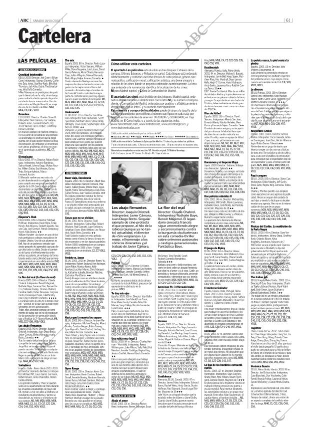 ABC MADRID 18-10-2003 página 61