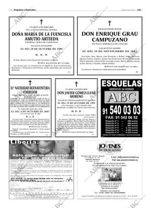 ABC MADRID 18-10-2003 página 72