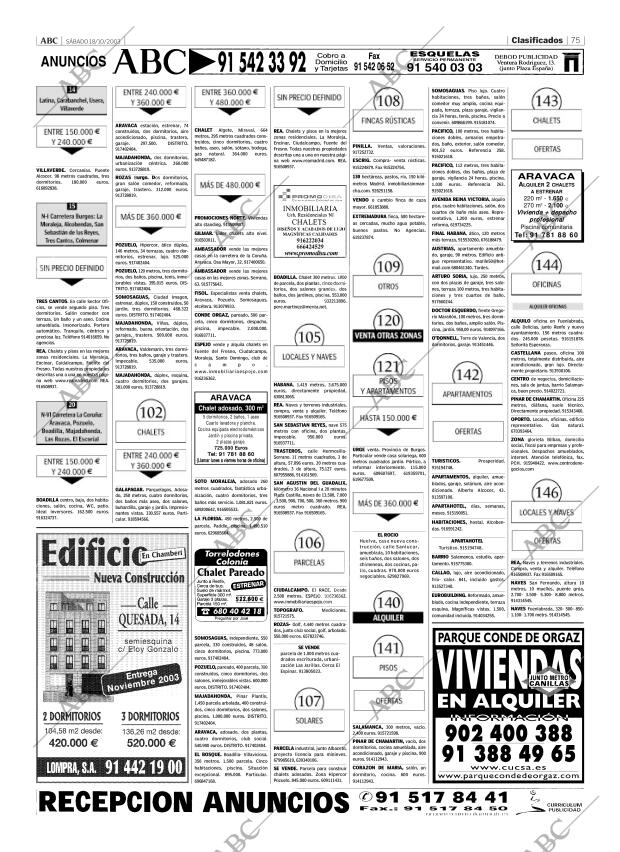 ABC MADRID 18-10-2003 página 75