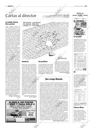 ABC MADRID 18-10-2003 página 8