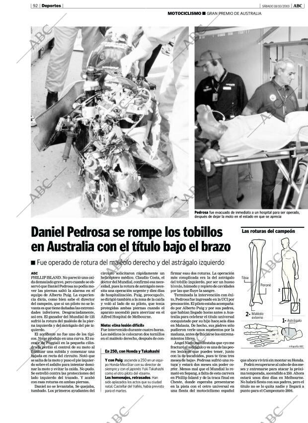ABC MADRID 18-10-2003 página 92
