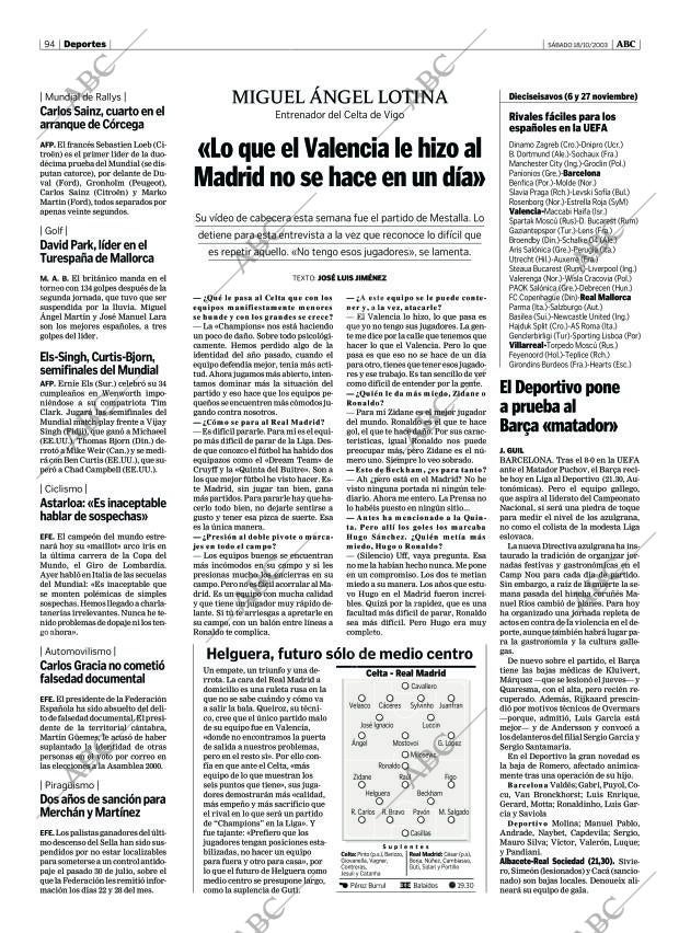 ABC MADRID 18-10-2003 página 94