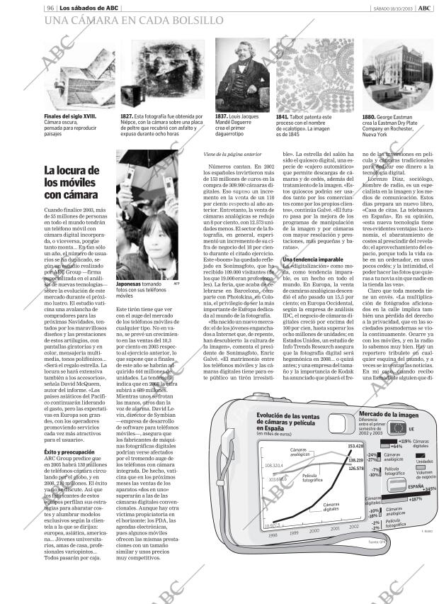 ABC MADRID 18-10-2003 página 96