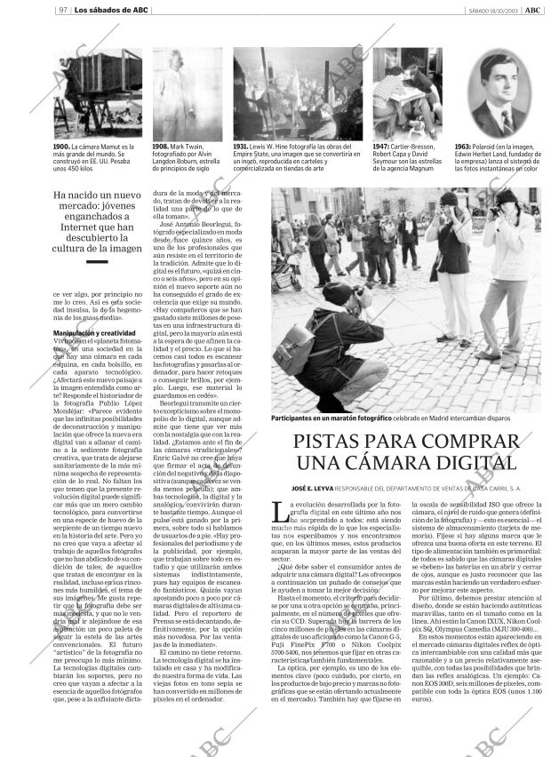 ABC MADRID 18-10-2003 página 97