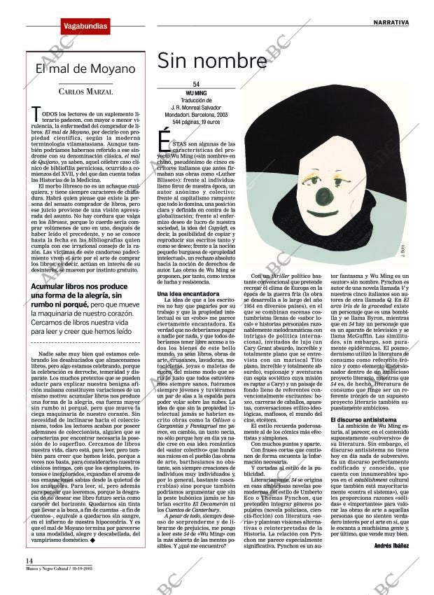 CULTURAL MADRID 18-10-2003 página 14