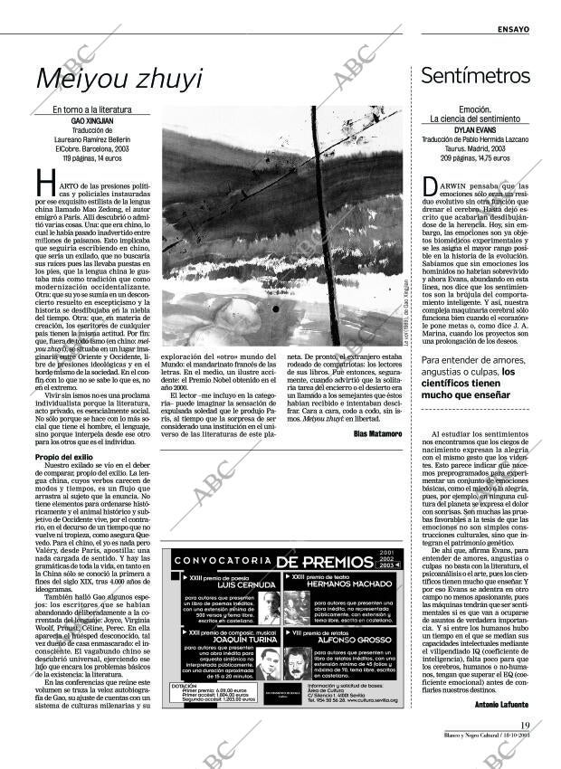 CULTURAL MADRID 18-10-2003 página 19