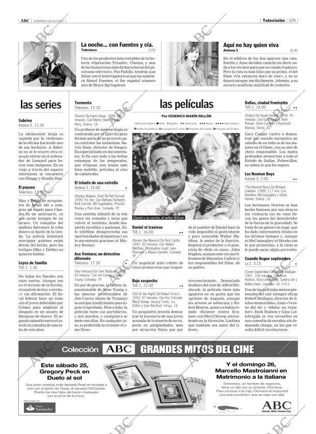 ABC MADRID 19-10-2003 página 109