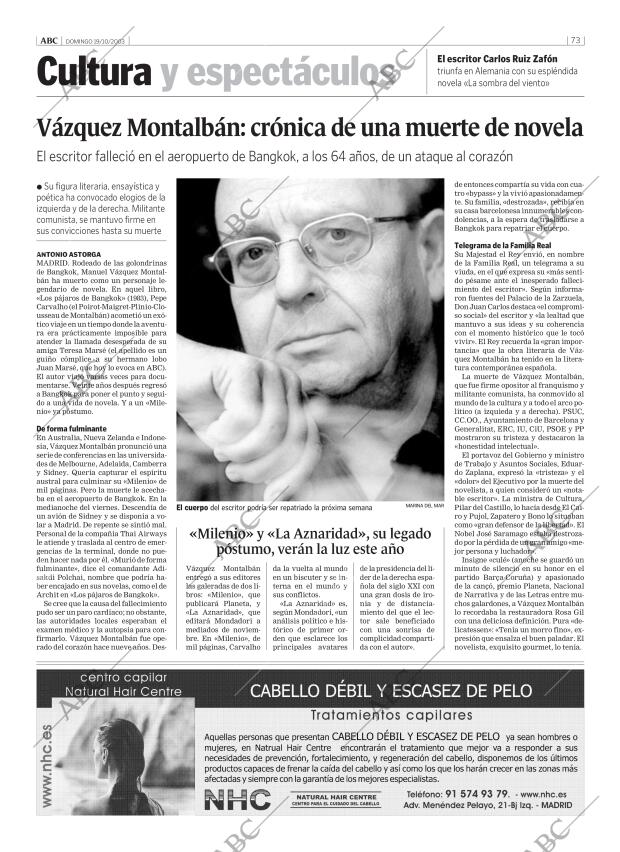 ABC MADRID 19-10-2003 página 73