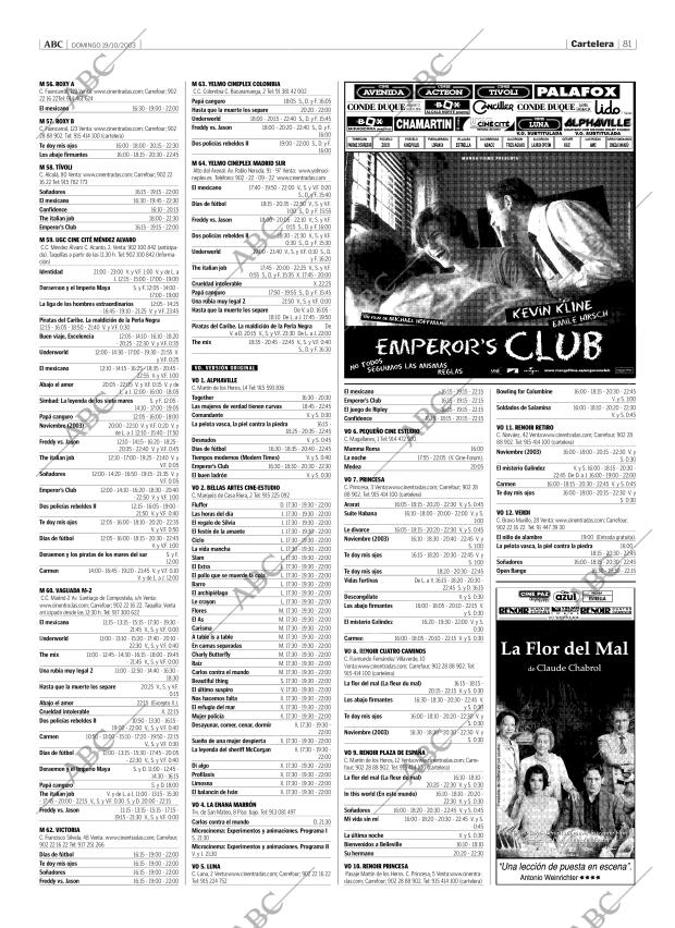 ABC MADRID 19-10-2003 página 81