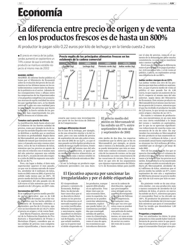 ABC MADRID 19-10-2003 página 92