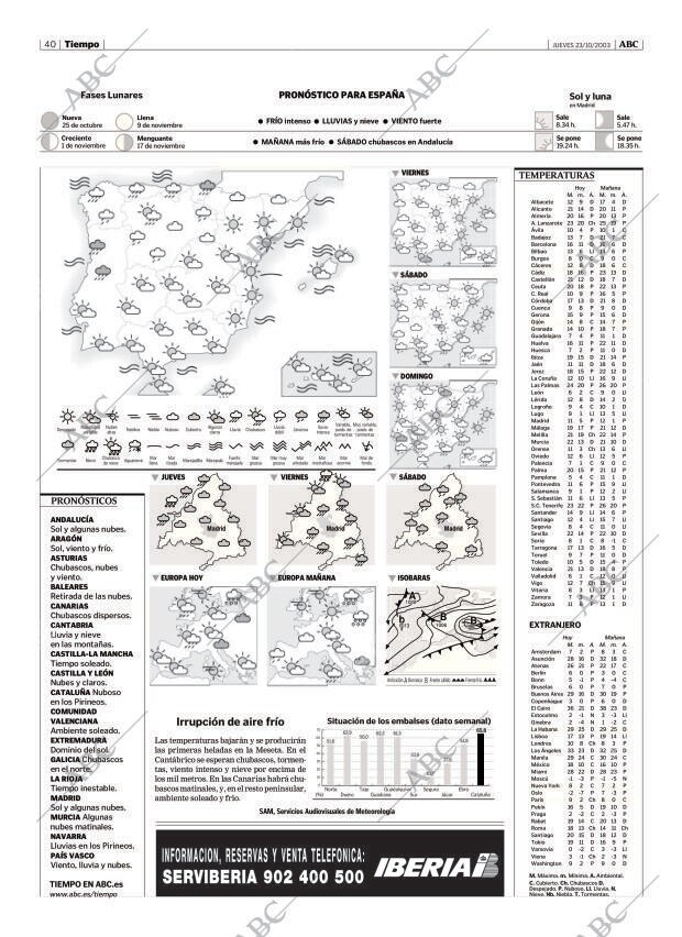 ABC MADRID 23-10-2003 página 40