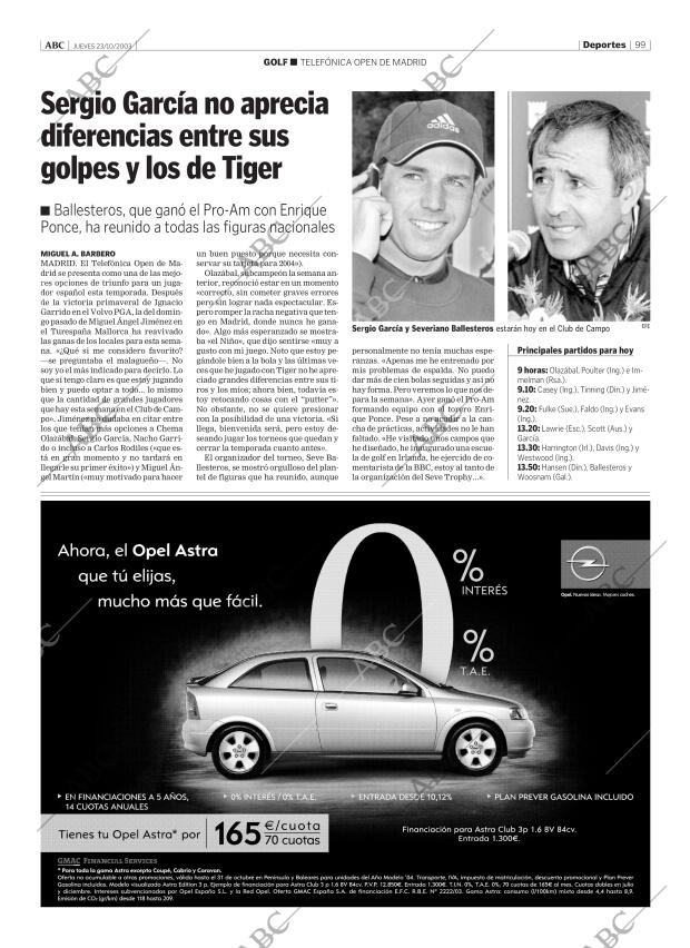 ABC MADRID 23-10-2003 página 99