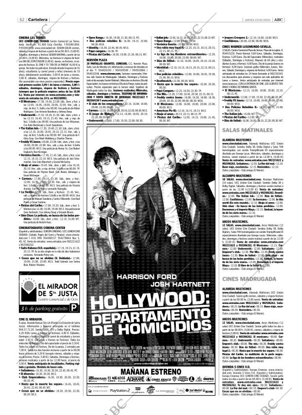 ABC SEVILLA 23-10-2003 página 62