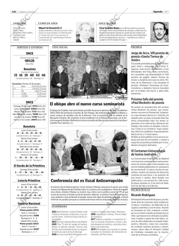 ABC CORDOBA 25-10-2003 página 43