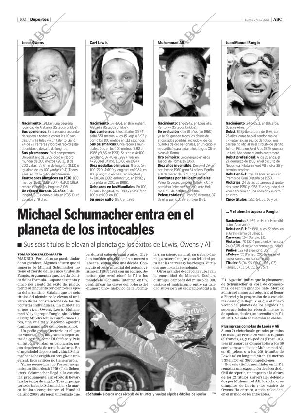 ABC MADRID 27-10-2003 página 102