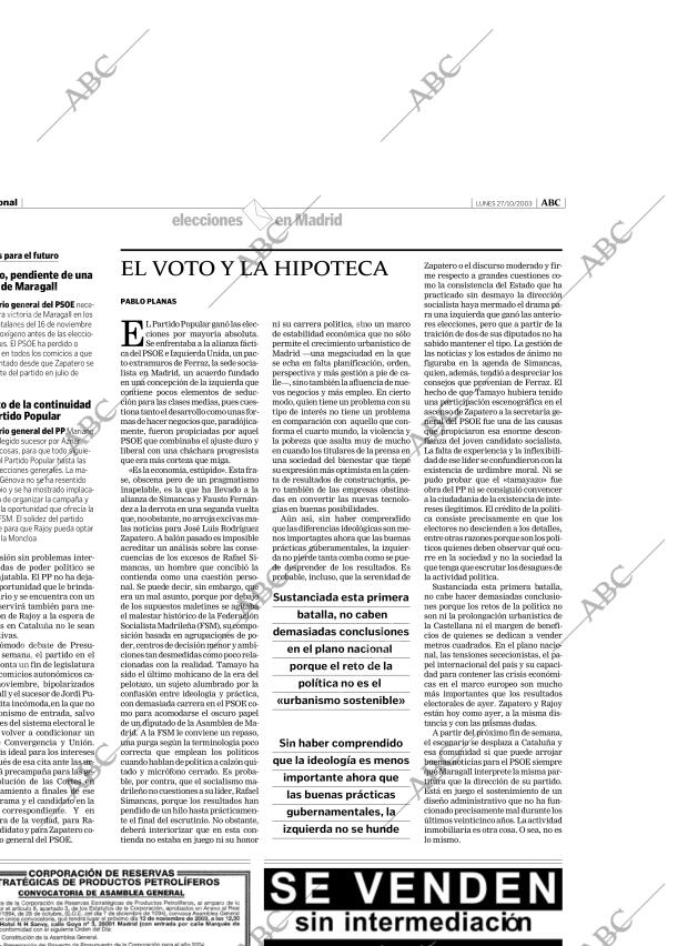 ABC MADRID 27-10-2003 página 13