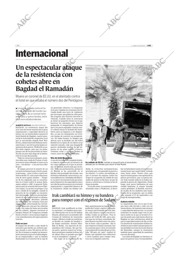 ABC MADRID 27-10-2003 página 34