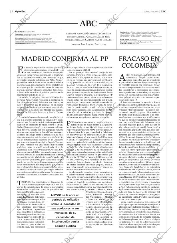 ABC MADRID 27-10-2003 página 4
