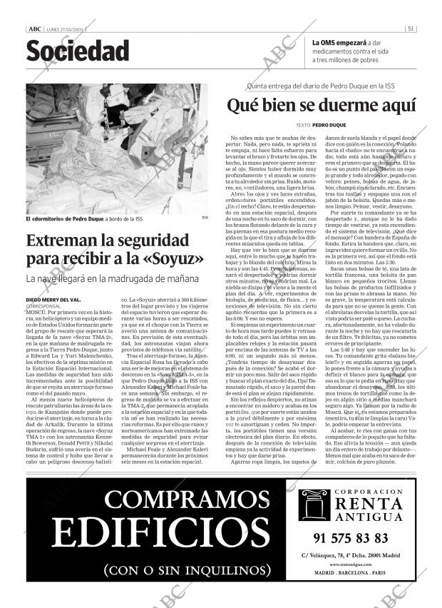 ABC MADRID 27-10-2003 página 51
