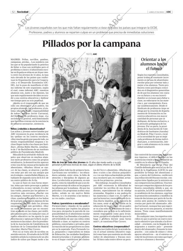 ABC MADRID 27-10-2003 página 52