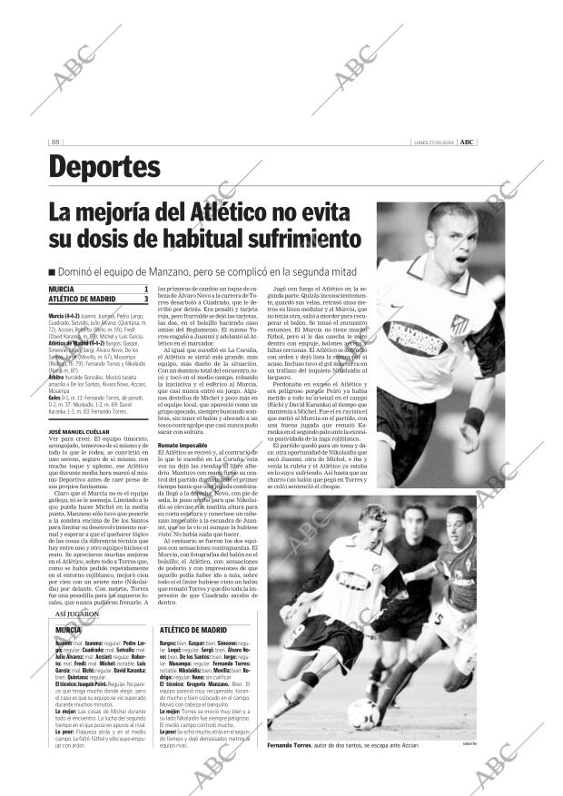 ABC MADRID 27-10-2003 página 88