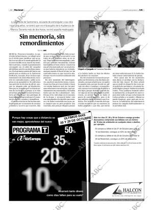 ABC MADRID 28-10-2003 página 22