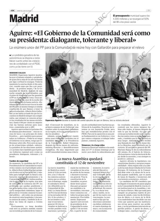 ABC MADRID 28-10-2003 página 33