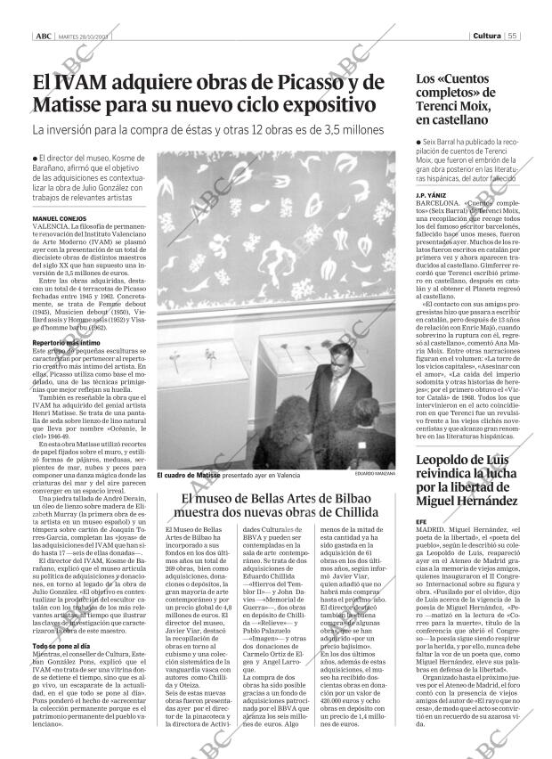 ABC MADRID 28-10-2003 página 55