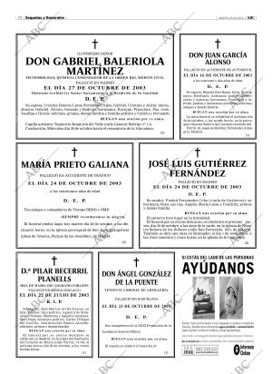 ABC MADRID 28-10-2003 página 70