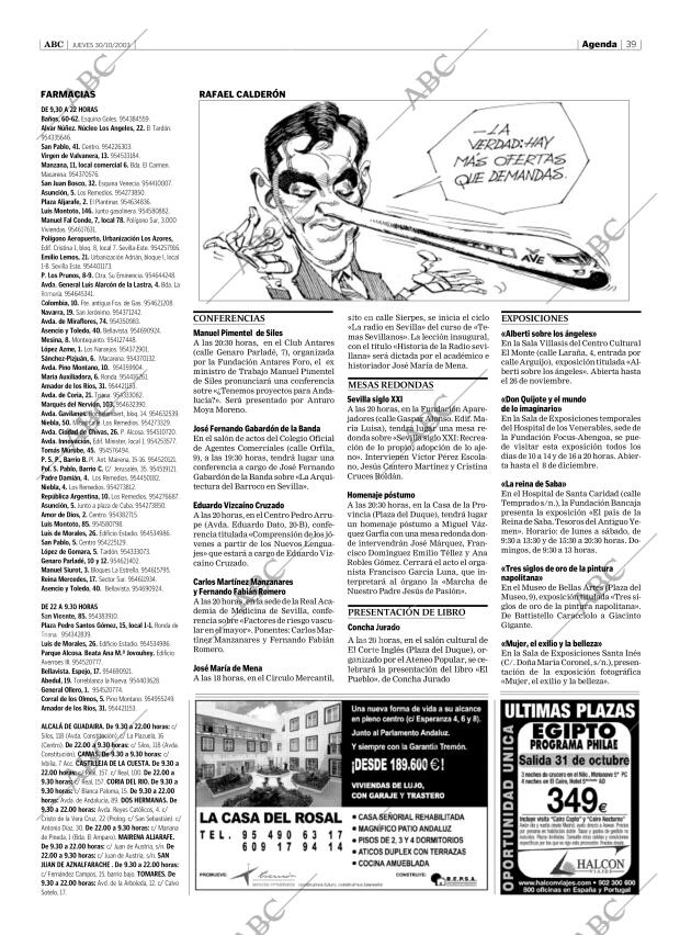 ABC SEVILLA 30-10-2003 página 39